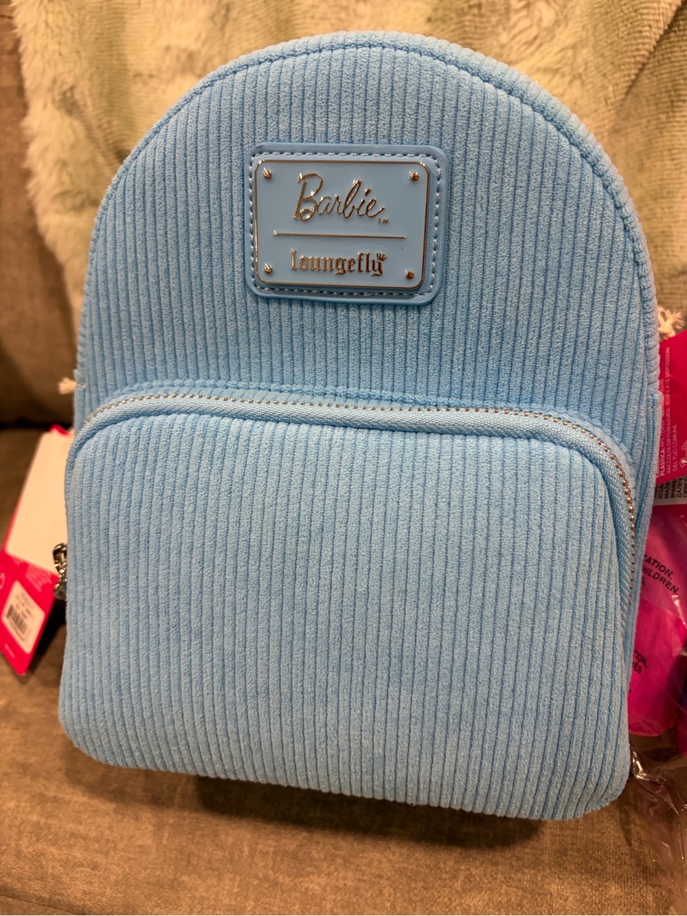 Loungefly Barbie Mini Backpacks - Light Blue & Hot Pink - Picture 2 of 4